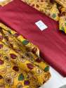 Handloom Pure Tussar Silk Salwar Suit thumb 1
