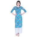 cotton-blue-printed-straight-kurta