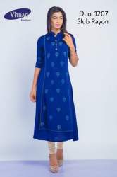 Designer Digital Print Kurti by Vitrag