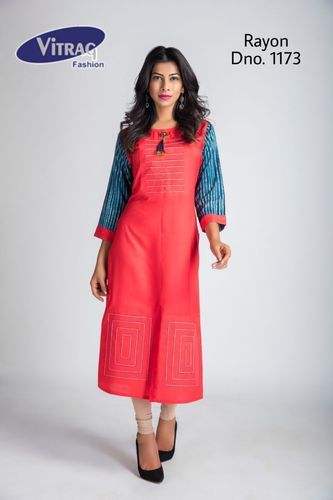 Vitrag fashion fancy kurtis by Shree Vitrag Fab Design Llp