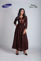 Vitrag Long Straight Kurti