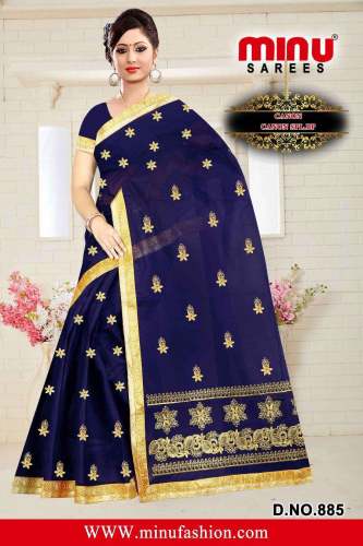 Embroidered Fancy Designer Saree