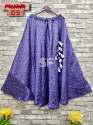 Designer heavy Satin Silk Skirt
