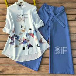 Stylish Western top with palazzo pant 