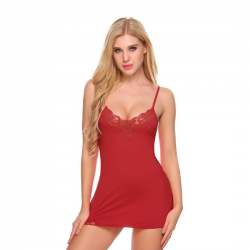 IGNOTO Babydoll Nightwear For Women (143RED)