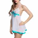 IGNOTO Babydoll Nightwear For Women (144WHT-CYN) thumb 3