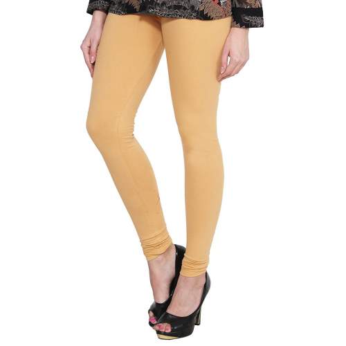 Premium Churidar Ankle Length Leggings(LG-PLN-BGE)