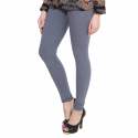 Premium Churidar Ankle Length Leggings(LG-PLN-GRY)