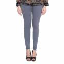 Premium Churidar Ankle Length Leggings(LG-PLN-GRY) thumb 1