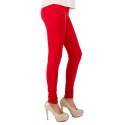Premium Churidar Ankle Length Leggings(LG-PLN-RED) thumb 1