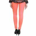 Premium Churidar Ankle Length Leggings(PLN-PEACH) thumb 2