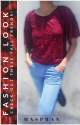 Cute Lace Maroon Top