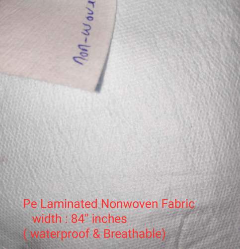Pe Laminated waterproof Nonwoven Fabric-85 Gsm