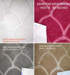 Tpu Laminated waterproof Mashroom Terry Fabric