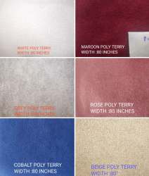 Tpu Laminated waterproof Polyester Terry Fabric 