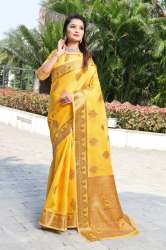 Cotton Linen Saree