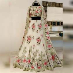 Fancy Semi Stitched Lehenga