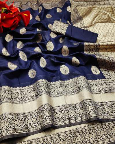 Soft cotton silk  saree by Rotex Fashion