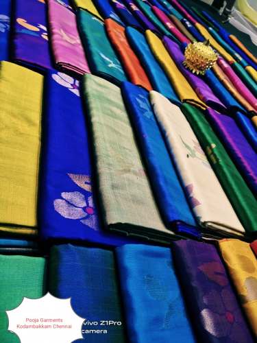 Pure silk sarees by Pooja Garments