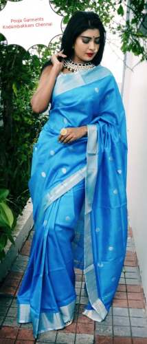 Silk saree by Pooja Garments