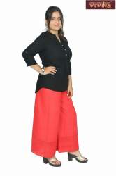 Cotton Chikan Work Palazzo