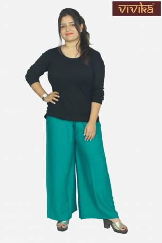 Rayon Plain Palazzo