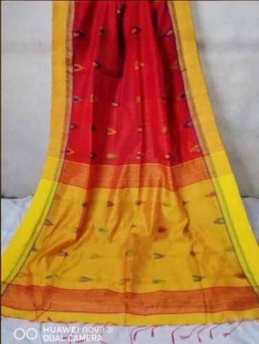 New Arrival Silk Cotton Multi Color Saree  by Tilattama Saree Centre