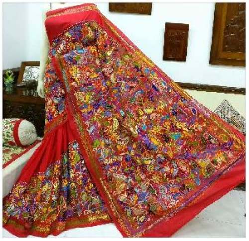 Designer Kantha Saree by Murshidabad Khadi Gramodyog Samity