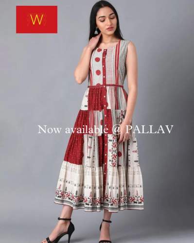 Designer W Brand Anarkali Kurti by Pallav