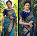 Heavy Soft Silk Saree  thumb 1