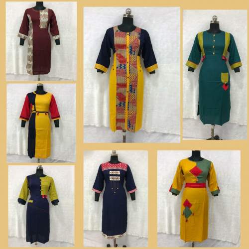 Rayon Print Kurti