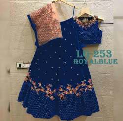 Velvet Moti Work Lehenga