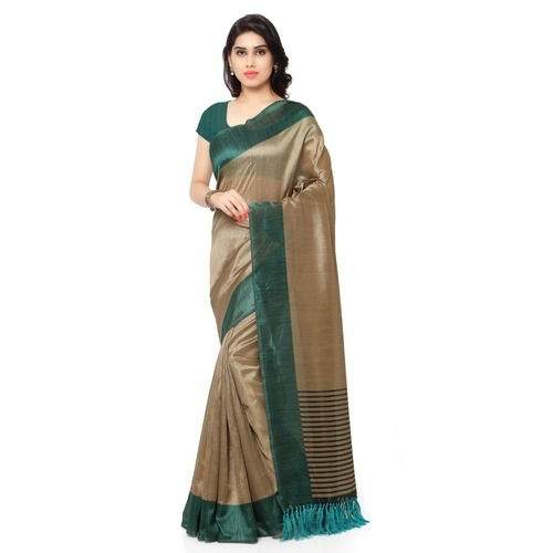 Designer Fancy Pure Tussar Silk saree by Sony Handicraft