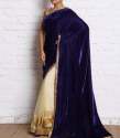 Party Wear Velvet Saree 