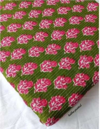 Apparel cotton  block print fabric 