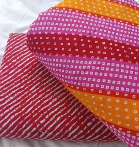 Cambric Cotton Bandhani Fabric  by Anagha Creation