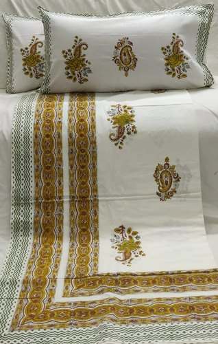 120*120 Jumbo King Size Bed sheet by Vardhaman Handloom
