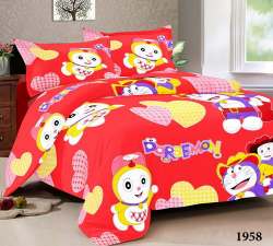 Kids Special Cartoon Double Bed Sheet
