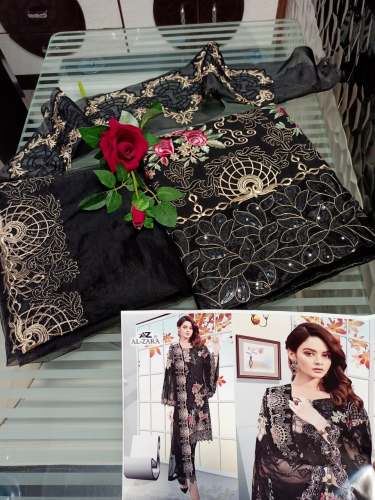 Designer Embroidered AL-ZARA Pakistani Suit