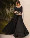 Designer Georgette Plain Long Gown thumb 1