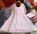 Designer Light Pink Anarkali Gown thumb 2