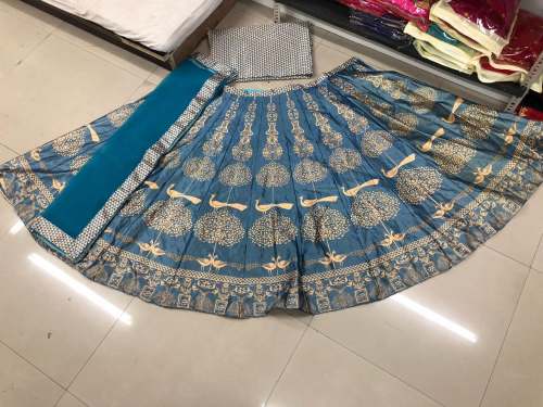 Designer Taffeta Digital Printed Lehenga Choli