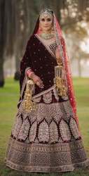 Heavy Bridal wear Embroidered Lehenga Choli