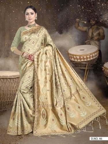 Designer Muslin Silk Saree