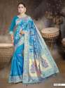 Designer Muslin Silk Saree thumb 1