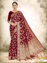Fancy Designer Silk Saree thumb 3