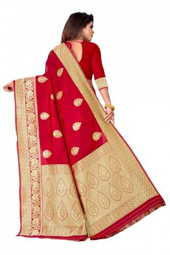 Designer Banarasi Silk Saree by Vijayalaxmi Fashion