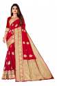 Designer Banarasi Silk Saree thumb 3