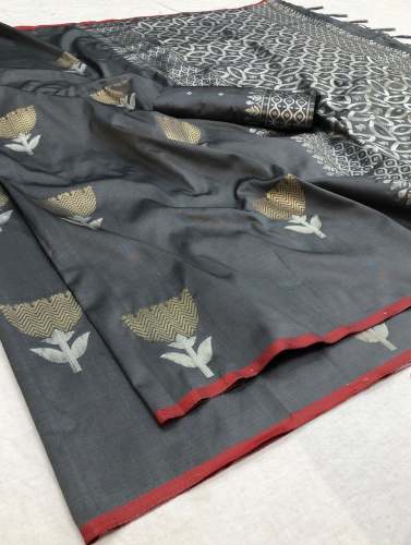 Designer Silk saree by Vijayalaxmi Fashion