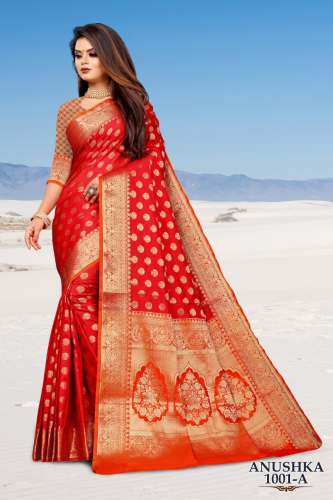 Fancy Designer Crystal Saree by Vijayalaxmi Fashion